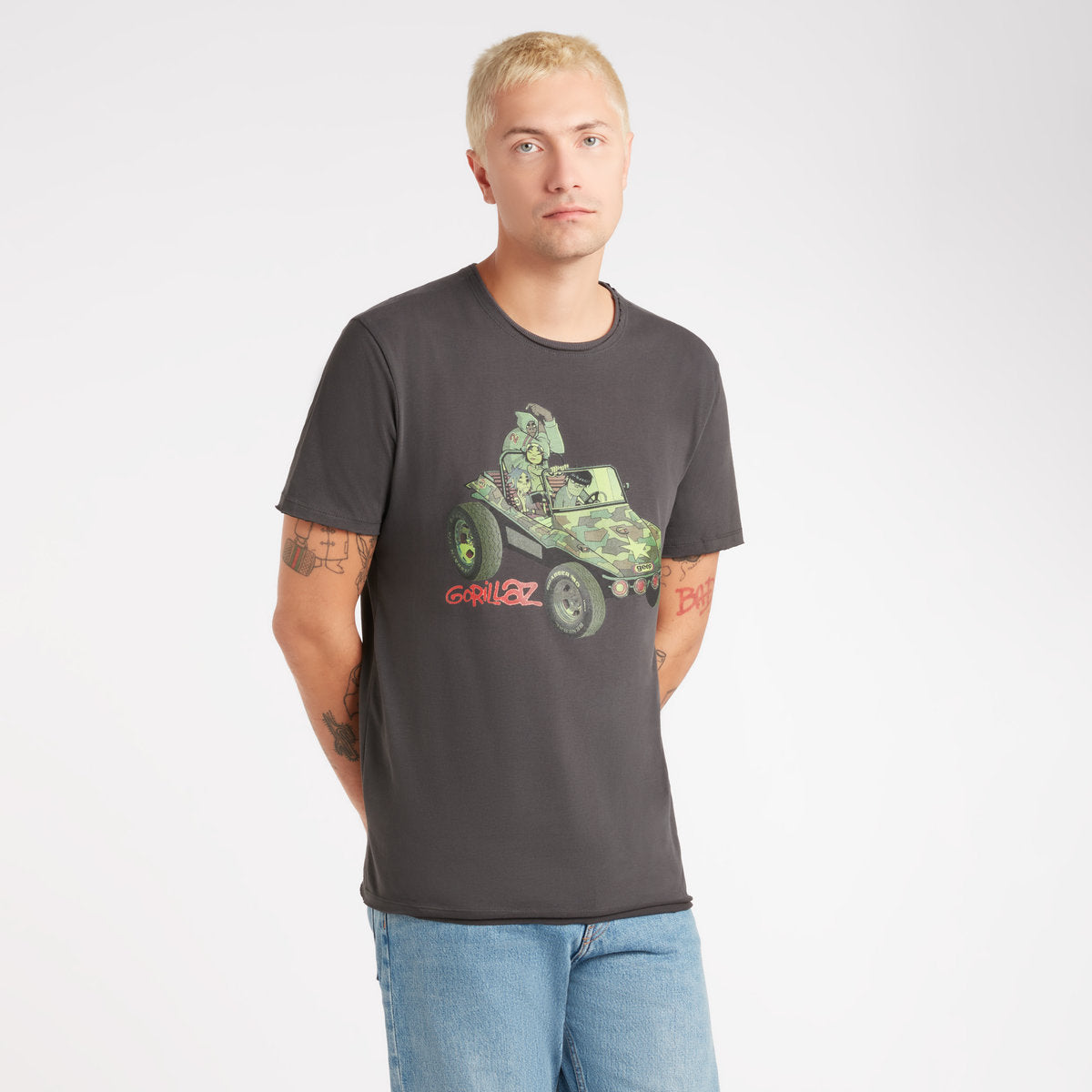 Image of Gorillaz Mens / Unisex T-Shirt - Jeep Amplified